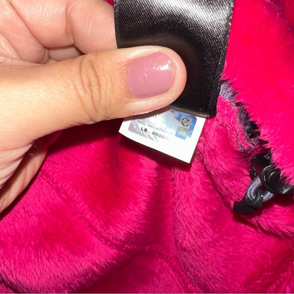 The North Face Oso Hoodie Osito Silken Fleece Full Zip Jacket Sweater Sz M - Picture 5 of 5